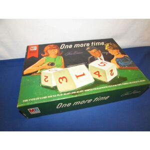 ONE MORE TIME Game Milton Bradley 1967 Fine Edition Vintage